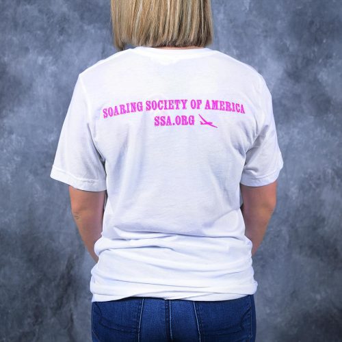 Head In Clouds White Soaring T Shirt Back white t-shirt