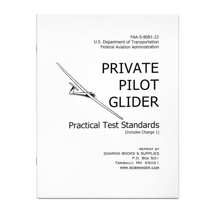 Private Pilot Glider Practical Test Standards